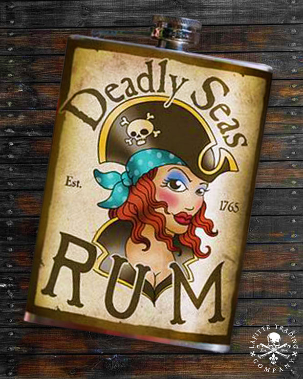 Flask ~ Deadly Seas Rum
