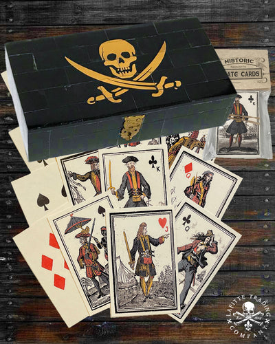 Pirate Cards & Custom Black Horn Box