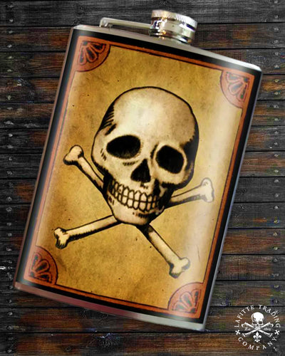 Flask ~ Skull n Bones