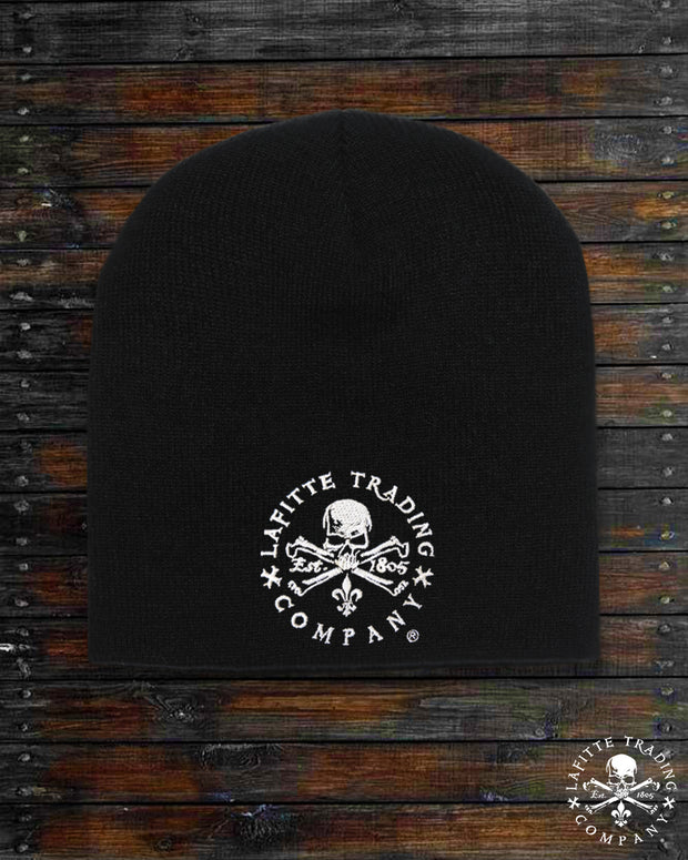 Jean Lafitte ~ Flagship Embroidered Skull Cap