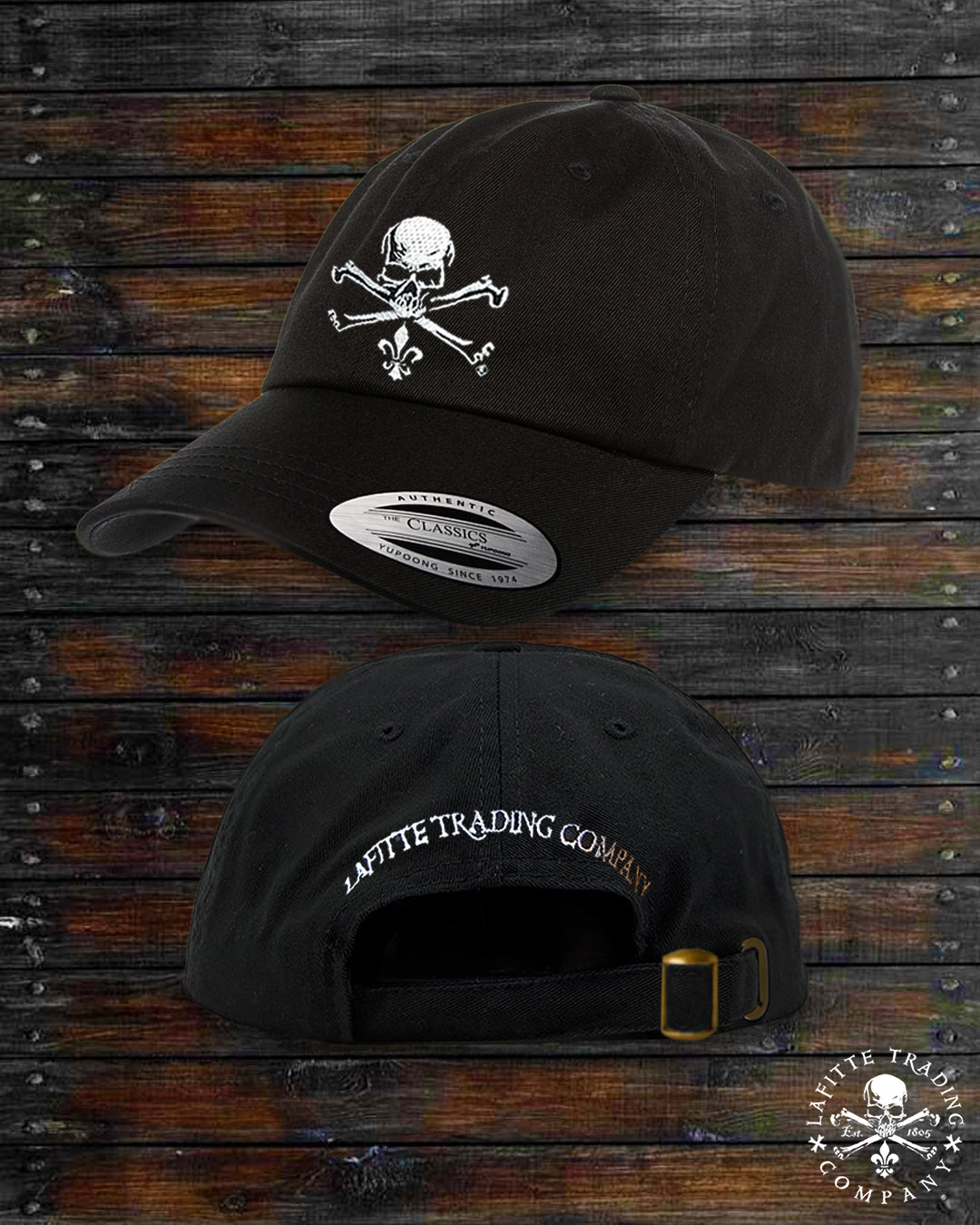 Men's Pirate Skull & Swords Baseball Cap - Washed Cotton Adjustable Dad Hat For Outdoor Wear
