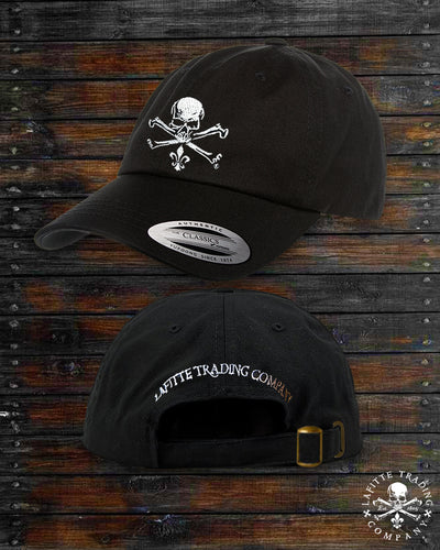 Jean Lafitte ~ Jolly Roger Embroidered Golf Cap