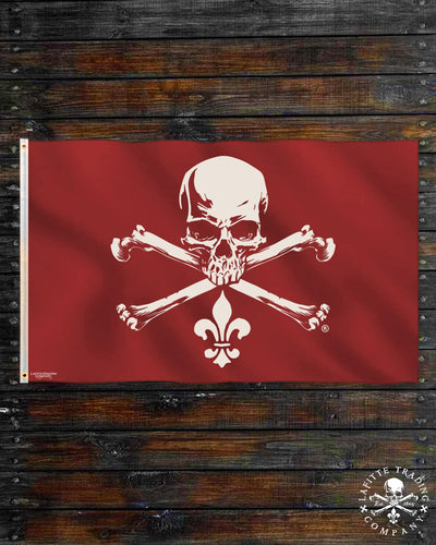 Jean Lafitte's No Quarter Pirate Flag (Nautical)